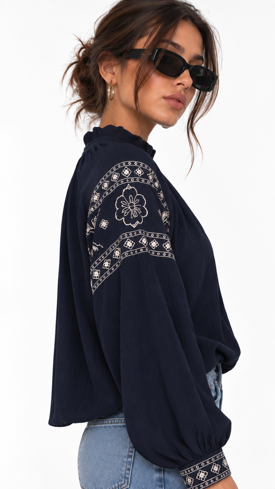Noir Bandana Blouse