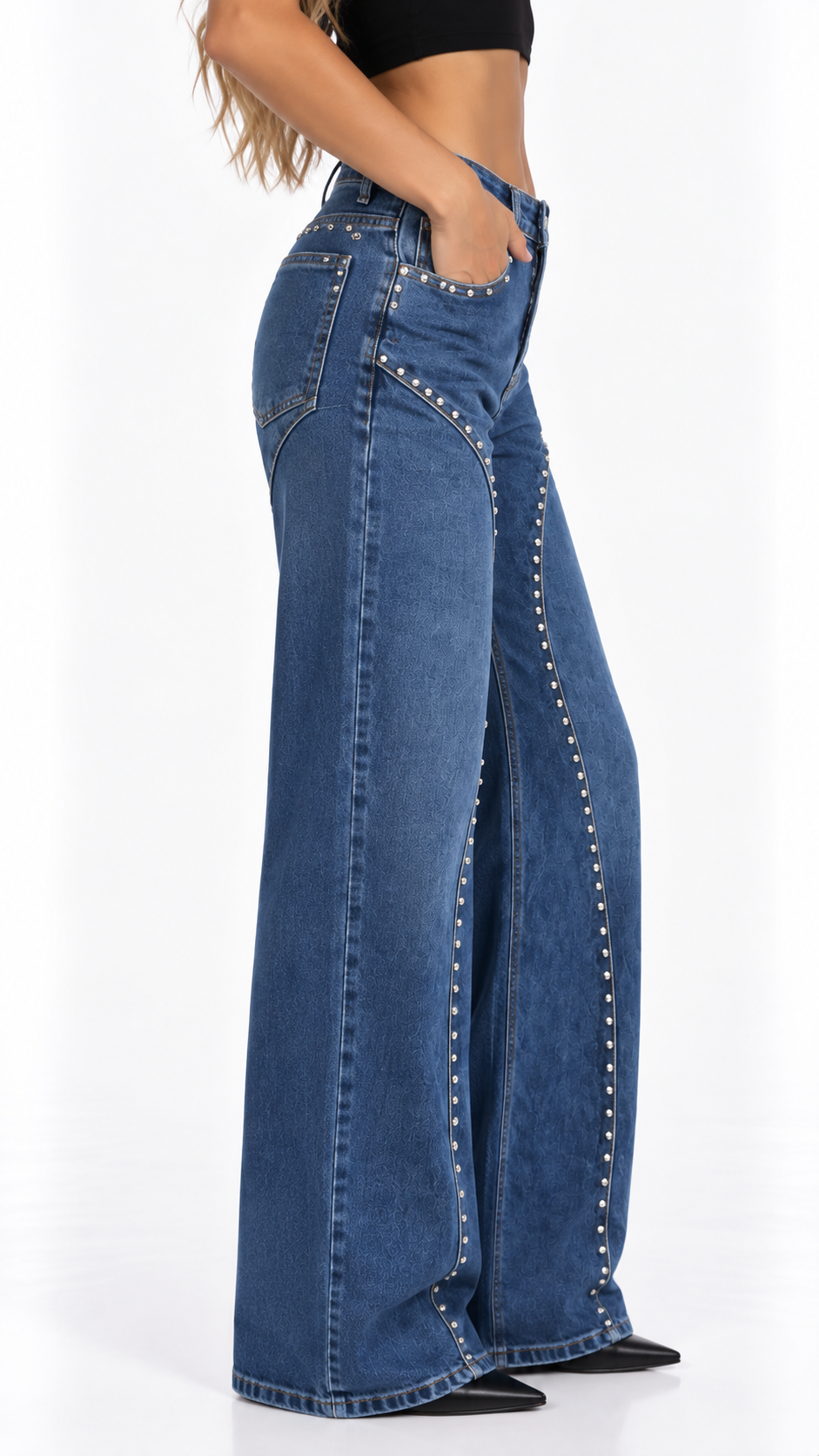 Studded Curve Jeans