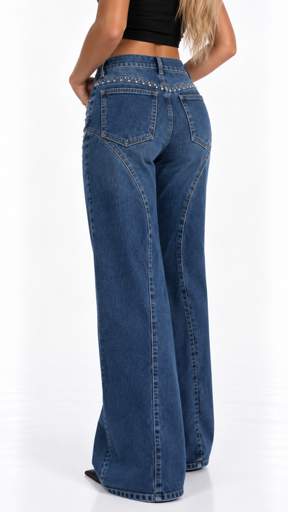 Studded Curve Jeans