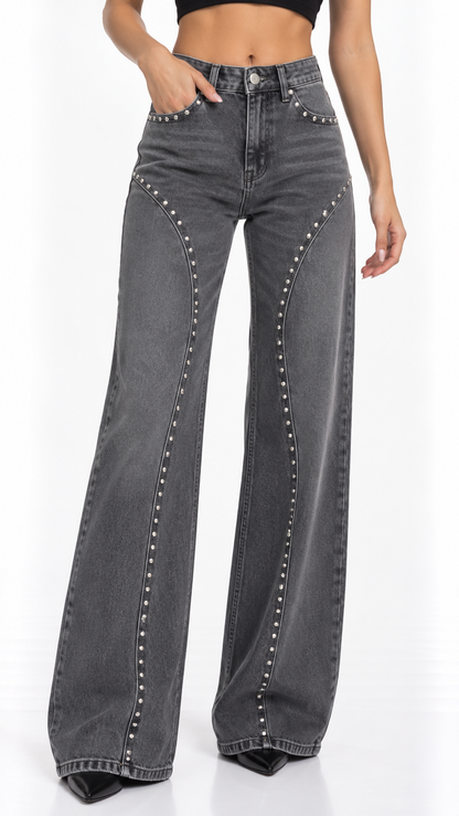 Studded Curve Jeans