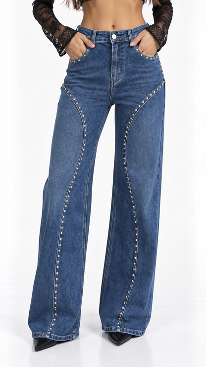 Studded Curve Jeans