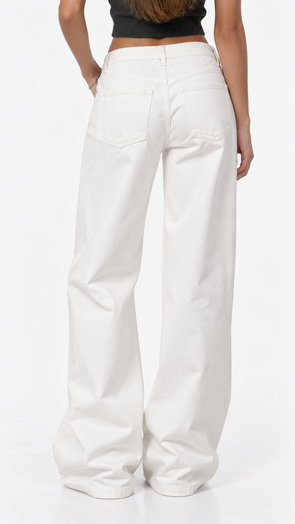 White Wide Leg Jeans
